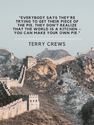 Picture of TERRY CREWS QUOTE: PIECE OF THE PIE
