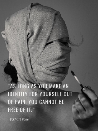 Picture of ECKHART TOLLE QUOTE: IDENTITY FOR YOURSELF