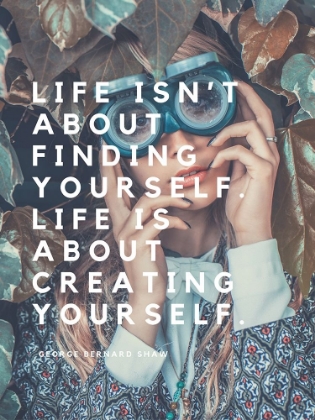 Picture of GEORGE BERNARD SHAW QUOTE: FINDING YOURSELF