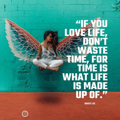 Picture of BRUCE LEE QUOTE: LOVE LIFE