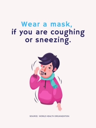 Picture of WORLD HEALTH ORGANIZATION QUOTE: WEAR A MASK
