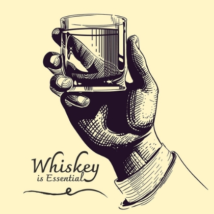 Picture of ARTSY QUOTES QUOTE: WHISKEY IS ESSENTIAL