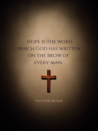 Picture of VICTOR HUGO QUOTE: HOPE