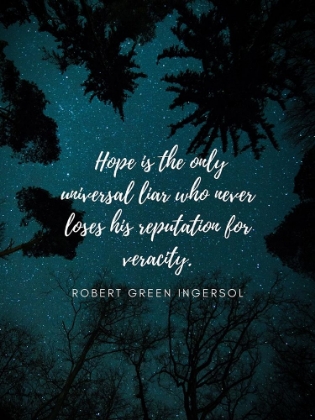 Picture of ROBERT GREEN INGERSOLL QUOTE: UNIVERSAL LIAR