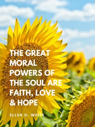 Picture of ELLEN G. WHITE QUOTE: GREAT MORAL POWERS