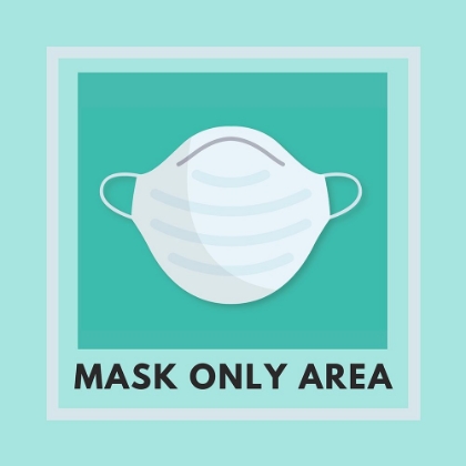 Picture of ARTSY QUOTES QUOTE: MASK ONLY AREA