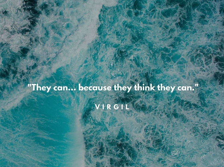 Picture of VIRGIL QUOTE: THEY THINK
