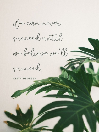 Picture of KEITH DEGREEN QUOTE: UNTIL WE BELIEVE