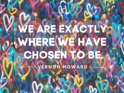 Picture of VERNON HOWARD QUOTE: CHOSEN TO BE