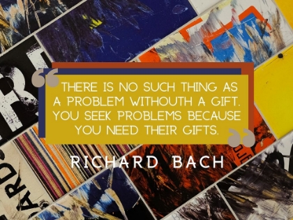 Picture of RICHARD BACH QUOTE: GIFTS