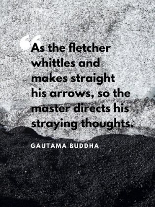 Picture of GAUTAMA BUDDHA QUOTE: STRAYING THOUGHTS