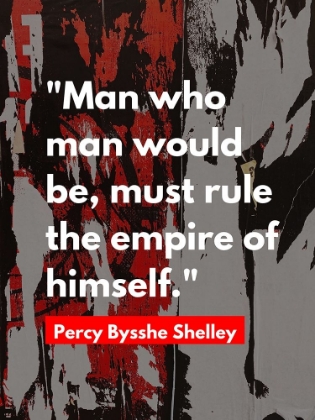 Picture of PERCY BYSSHE SHELLEY QUOTE: RULE THE EMPIRE