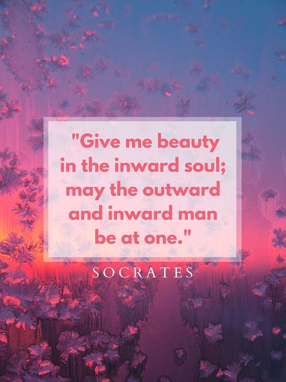Picture of SOCRATES QUOTE: INWARD SOUL