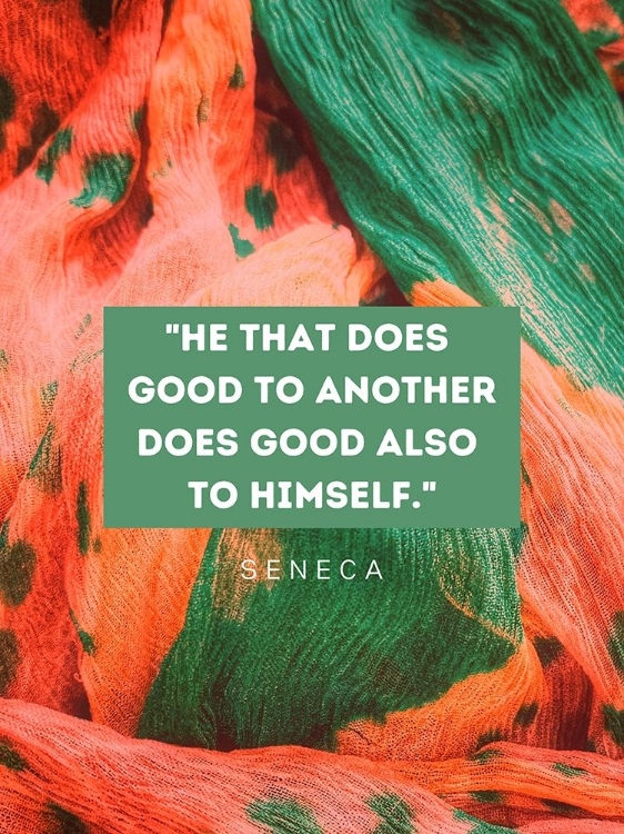 Picture of SENECA QUOTE: HE THAT DOES GOOD