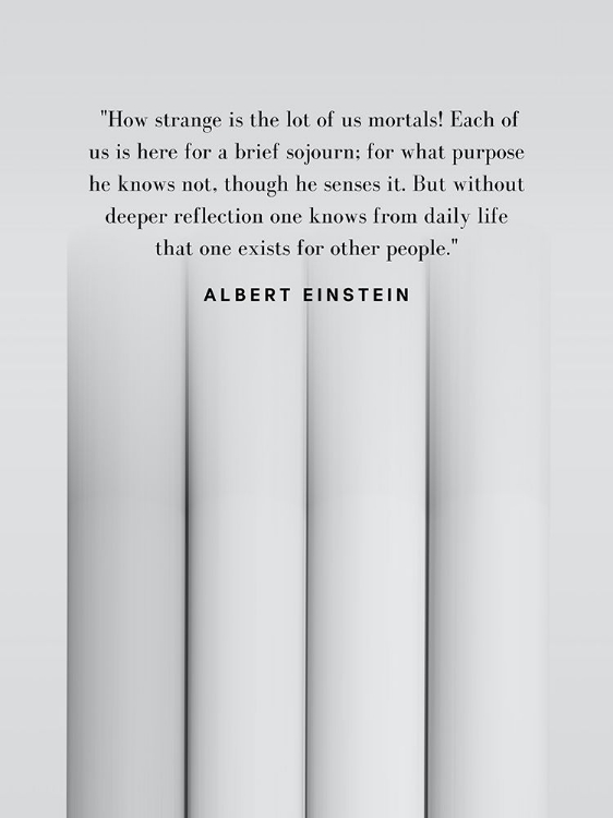 Picture of ALBERT EINSTEIN QUOTE: PURPOSE