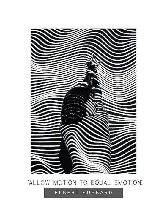 Picture of ELBERT HUBBARD QUOTE: ALLOW MOTION