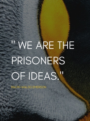 Picture of RALPH WALDO EMERSON QUOTE: PRISONERS OF IDEAS