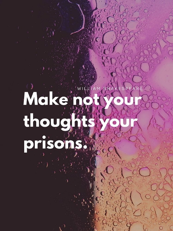 Picture of WILLIAM SHAKESPEARE QUOTE: YOUR THOUGHTS