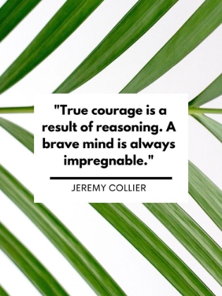 Picture of JEREMY COLLIER QUOTE: TRUE COURAGE