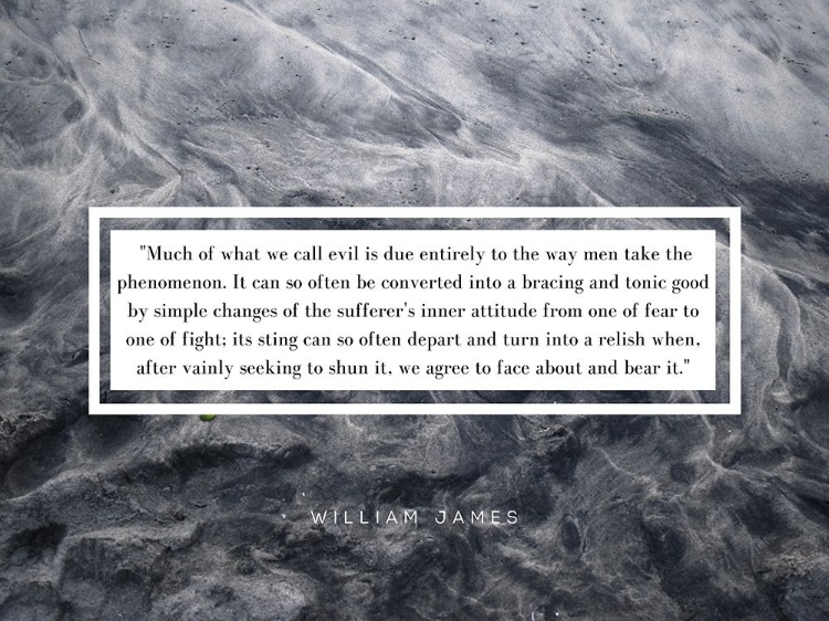 Picture of WILLIAM JAMES QUOTE: PHENOMENON