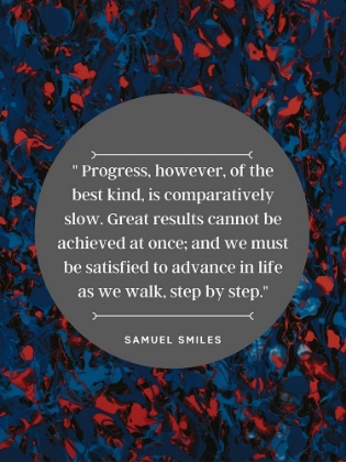 Picture of SAMUEL SMILES QUOTE: GREAT RESULTS