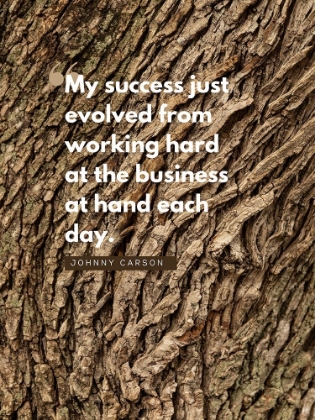 Picture of JOHNNY CARSON QUOTE: MY SUCCESS