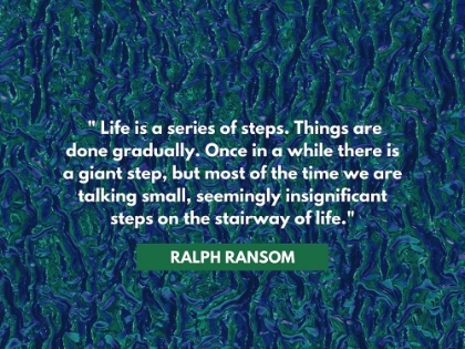 Picture of RALPH RANSOM QUOTE: LIFE