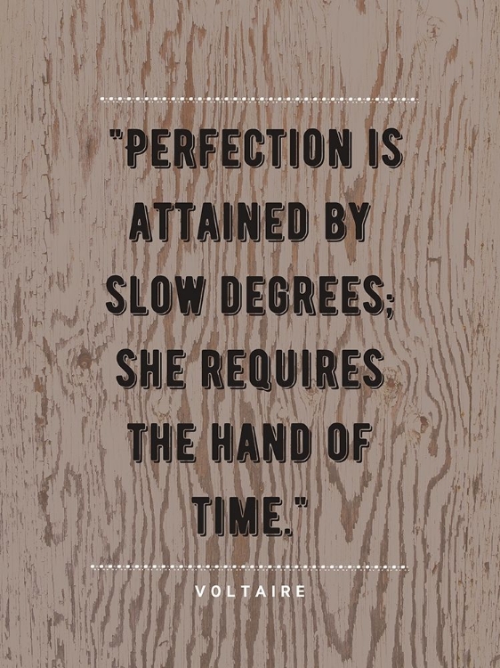 Picture of VOLTAIRE QUOTE: PERFECTION