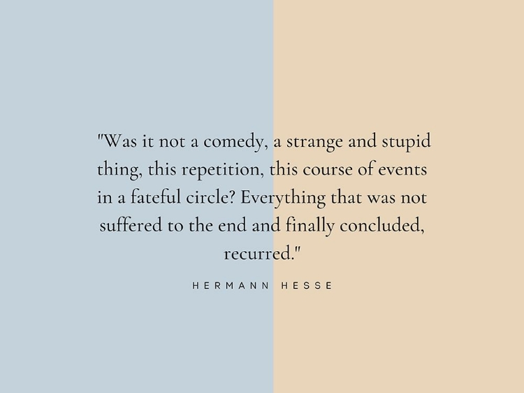 Picture of HERMANN HESSE QUOTE: STRANGE AND STUPID