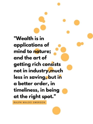 Picture of RALPH WALDO EMERSON QUOTE: MIND TO NATURE