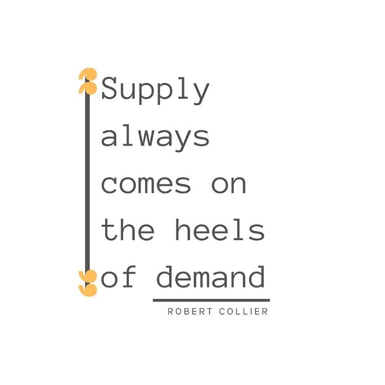 Picture of ROBERT COLLIER QUOTE: DEMAND