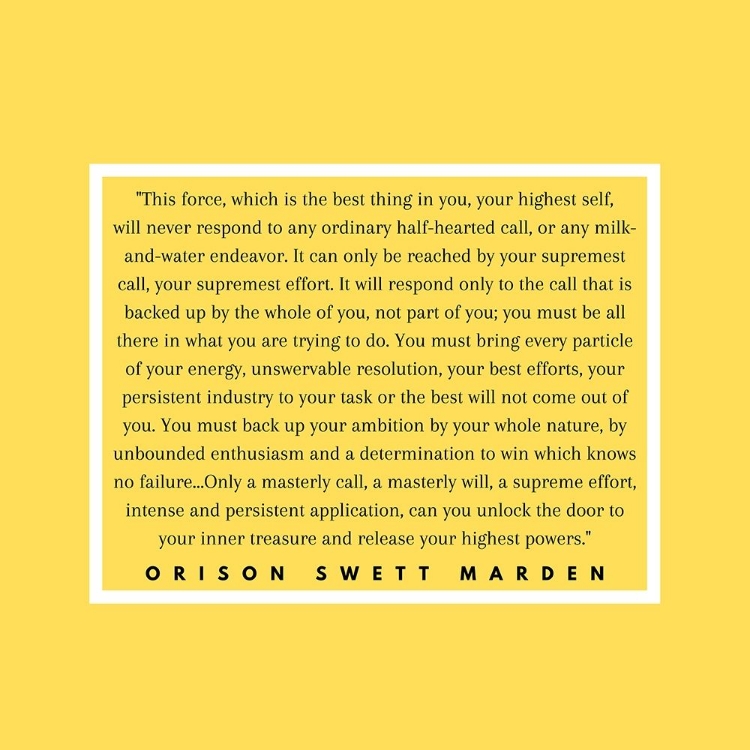 Picture of ORISON SWETT MARDEN QUOTE: THIS FORCE
