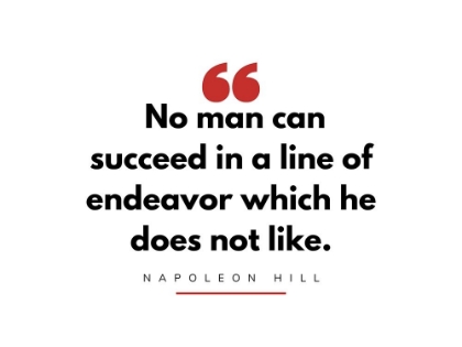 Picture of NAPOLEON HILL QUOTE: LINE OF ENDEAVOR