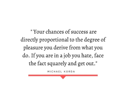 Picture of MICHAEL KORDA QUOTE: DEGREE OF PLEASURE