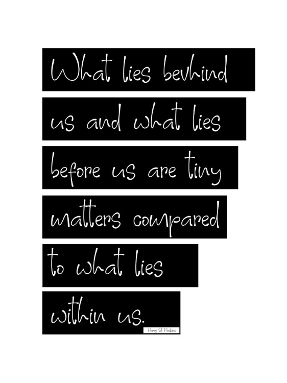 Picture of HENRY S. HASKINS QUOTE: LIES WITHIN US