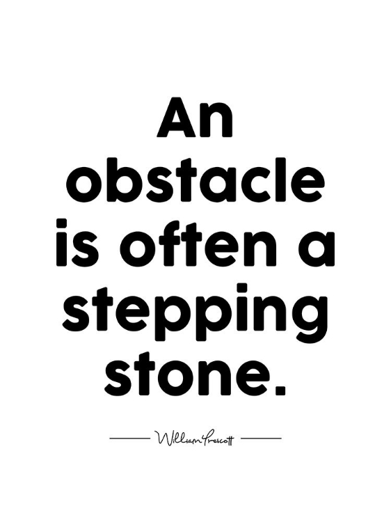 Picture of WILLIAM PRESCOTT QUOTE: STEPPING STONE