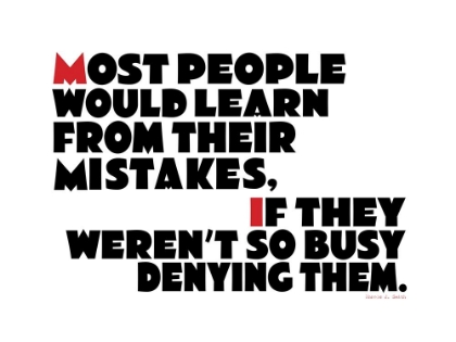 Picture of HAROLD J. SMITH QUOTE: MISTAKES