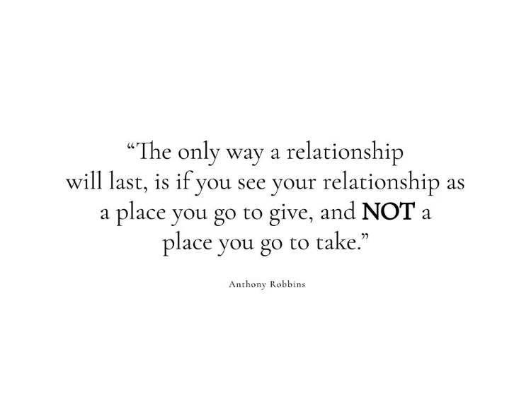 Picture of ANTHONY ROBBINS QUOTE: RELATIONSHIP