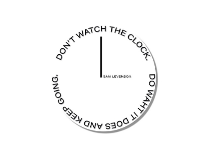 Picture of SAM LEVENSON QUOTE: THE CLOCK