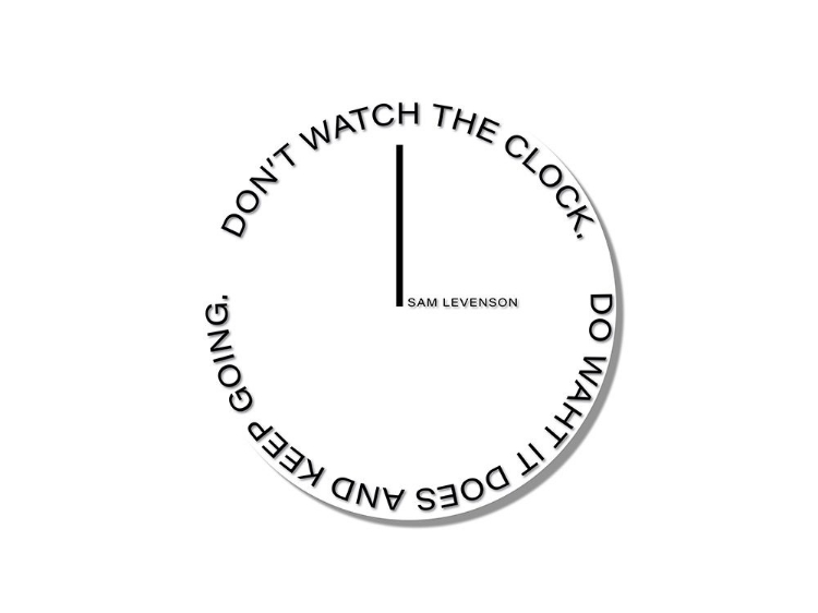 Picture of SAM LEVENSON QUOTE: THE CLOCK