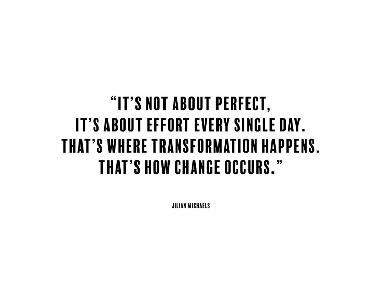 Picture of JILIAN MICHAELS QUOTE: CHANGE