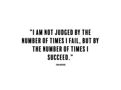 Picture of TOM HOPKINS QUOTE: TIMES I FAIL