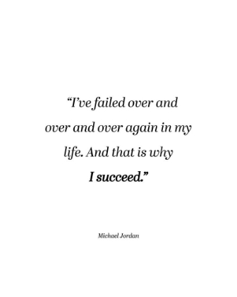 Picture of MICHAEL JORDAN QUOTE: WHY I SUCCEED