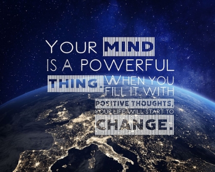 Picture of ARTSY QUOTES QUOTE: YOUR MIND IS POWERFUL