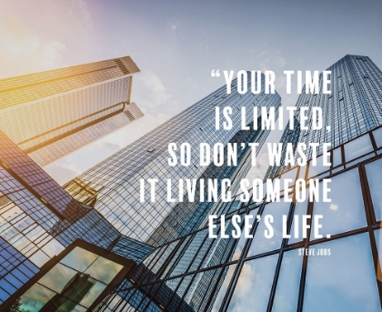Picture of STEVE JOBS QUOTE: YOUR TIME