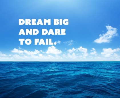 Picture of NORMAN VAUGHAN QUOTE: DREAM BIG