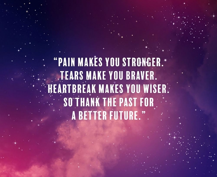 Picture of ARTSY QUOTES QUOTE: PAIN MAKES YOU STRONGER