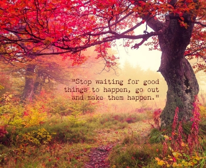 Picture of ARTSY QUOTES QUOTE: STOP WAITING