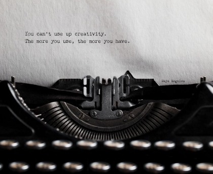 Picture of MAYA ANGELOU QUOTE: CREATIVITY