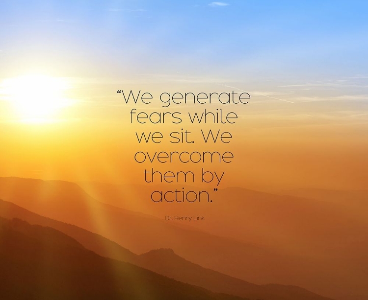 Picture of DR. HENRY LINK QUOTE: WE GENERATE FEARS